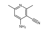 4-amino-2,6-dimethylnicotinonitrile Structure