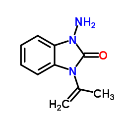 1-AMINO-3-ISOPROPENYL-1,3-DIHYDRO-BENZOIMIDAZOL-2-ONE structure