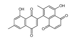 4,8'-Dihydroxy-2,6'-dimethyl-1,2'-binaphthalene-1',4',5,8-tetrone structure