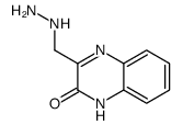 2(1H)-Quinoxalinone,3-(hydrazinomethyl)-(9CI) Structure