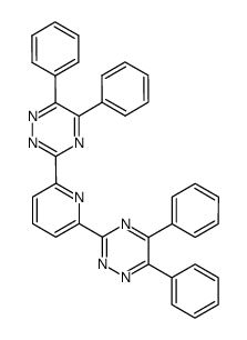 2,6-BIS(5,6-DIPHENYL-1,2,4-TRIAZIN-3-YL)PYRIDINE structure