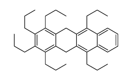 1,2,3,4,6,11-hexapropyl-5,12-dihydrotetracene结构式