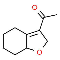 Ethanone, 1-(2,4,5,6,7,7a-hexahydro-3-benzofuranyl)- (9CI) structure