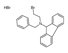 benzyl-(2-bromoethyl)-(9H-fluoren-9-yl)azanium,bromide Structure