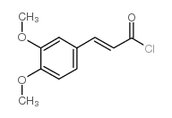 3,4-DIMETHOXYCINNAMOYL CHLORIDE Structure