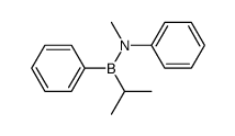 Isopropyl(N-methylanilino)phenylborane structure