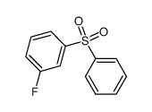 m-fluorophenyl phenyl sulfone结构式