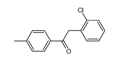 2-(2-chlorophenyl)-1-p-tolylethanone Structure