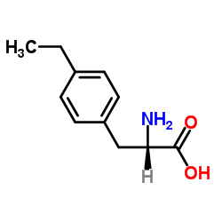 4-Ethylphenylalanine Structure