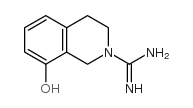 8-hydroxy-3,4-dihydro-1H-isoquinoline-2-carboximidamide Structure