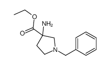 1-苄基-3-氨基-3-吡咯烷甲酸乙酯图片