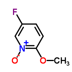 5-氟-2-甲氧基吡啶 N-氧化物结构式