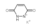 1,2-dihydropyridazine-3,6-dione, potassium salt Structure