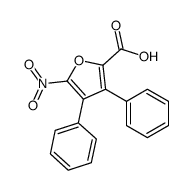 3,4-DIPHENYL-5-NITRO-2-FUROICACID Structure