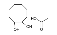 acetic acid,(1R,2R)-cyclooctane-1,2-diol结构式