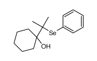 1-(2-phenylselanylpropan-2-yl)cyclohexan-1-ol Structure