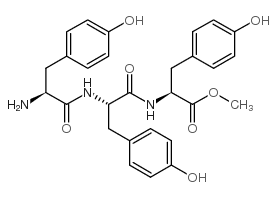 H-TYR-TYR-TYR-OME结构式