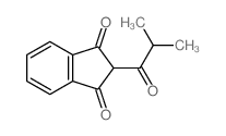 2-(2-methylpropanoyl)indene-1,3-dione Structure