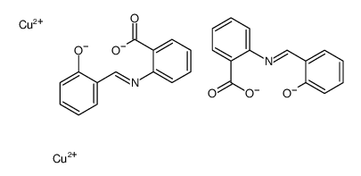 dicopper,2-[(2-oxidophenyl)methylideneamino]benzoate结构式