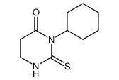 3-CYCLOHEXYL-2-THIOXOTETRAHYDROPYRIMIDIN-4(1H)-ONE Structure