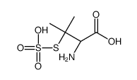 (2S)-2-amino-3-methyl-3-sulfosulfanylbutanoic acid Structure