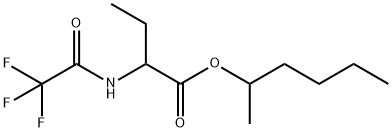 2-[(Trifluoroacetyl)amino]butanoic acid 1-methylpentyl ester结构式