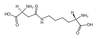 (2S)-6-amino-2-[[(3S)-3-amino-4-hydroxy-4-oxobutanoyl]amino]hexanoic acid结构式