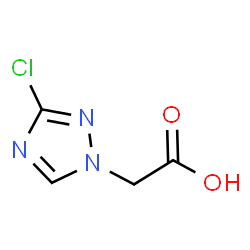 (3-Chloro-[1,2,4]triazol-1-yl)-acetic acid Structure