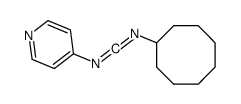 N-cyclooctyl-N'-pyridin-4-ylcarbodiimide结构式