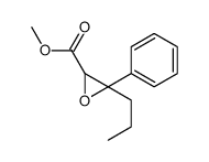 methyl 3-phenyl-3-propyloxirane-2-carboxylate结构式