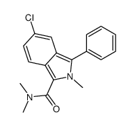 5-chloro-N,N,2-trimethyl-3-phenylisoindole-1-carboxamide Structure