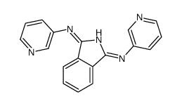 N-pyridin-3-yl-3-pyridin-3-yliminoisoindol-1-amine结构式