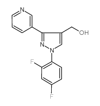 (1-(2,4-difluorophenyl)-3-(pyridin-3-yl)-1h-pyrazol-4-yl)methanol结构式