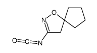 3-isocyanato-1-oxa-2-azaspiro[4.4]non-2-ene结构式