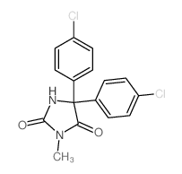 2,4-Imidazolidinedione, 5,5-bis(4-chlorophenyl)-3-methyl- picture