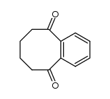 6,7,8,9-tetrahydrobenzocyclooctene-5,10-dione结构式