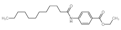 ethyl 4-(dodecanoylamino)benzoate structure