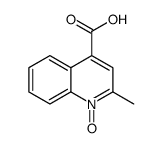 2-methyl-1-oxidoquinolin-1-ium-4-carboxylic acid Structure