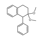 2,2-dimethoxy-1-phenyl-1,2,3,4-tetrahydronaphthalene Structure