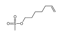 hept-6-enyl methanesulfonate Structure