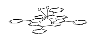 peroxotitanium(IV) meso-tetraphenylporphinato Structure