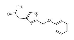 [2-(Phenoxymethyl)-1,3-thiazol-4-yl]acetic acid结构式