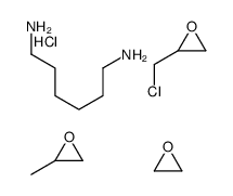 2-(chloromethyl)oxirane,hexane-1,6-diamine,2-methyloxirane,oxirane,hydrochloride结构式