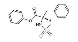 N-Mesyl-L-phenylalanin-phenylester Structure