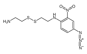 N-[2-(2-aminoethyldisulfanyl)ethyl]-4-azido-2-nitroaniline Structure