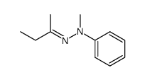 methyl ethyl ketone N-methylphenylhydrazone结构式