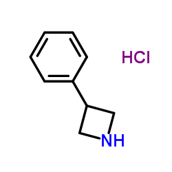 3-Phenylazetidine hydrochloride (1:1) Structure