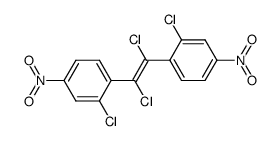 (E)-α,α',2,2'-tetrachloro-4,4'-dinitrostilbene Structure