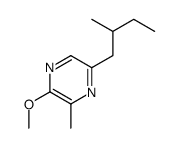 2-methoxy-3-methyl-5-(2-methylbutyl)pyrazine结构式