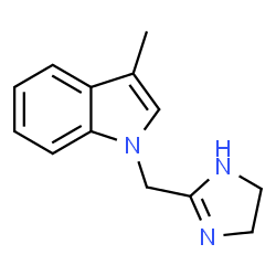 Indole, 1-(2-imidazolin-2-ylmethyl)-3-methyl- (8CI)结构式